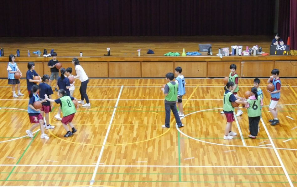 バスケットボール部の様子