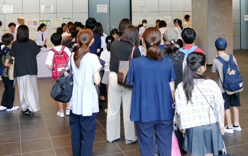 帝塚山中学校・高等学校のオープンスクールの様子