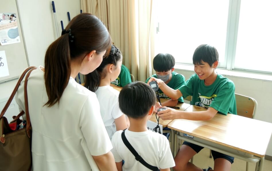 帝塚山中学校・高等学校のオープンスクールの様子