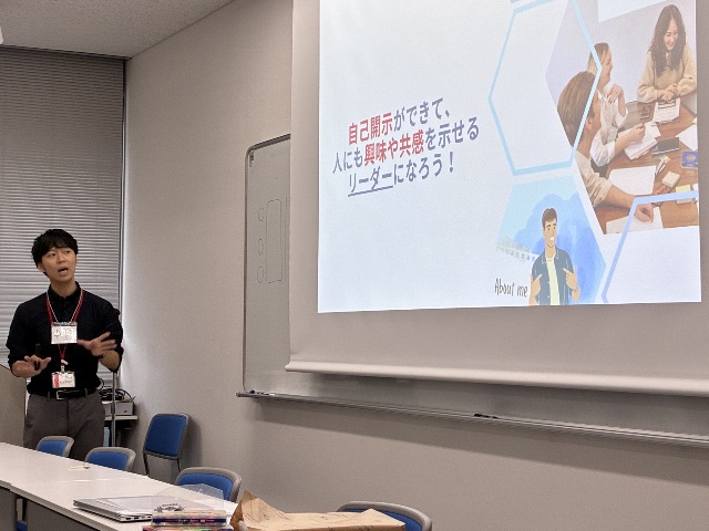 講師中谷奨氏のプレゼンされている様子