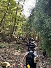 登山中の様子