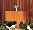 卒業生による講演会